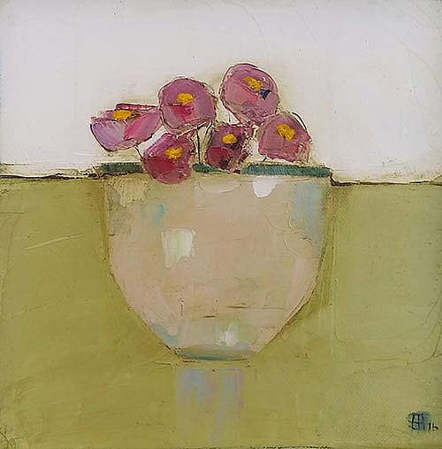 Eithne  Roberts - Bowl of pinks